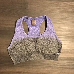 Gymshark ombré seamless sports bra